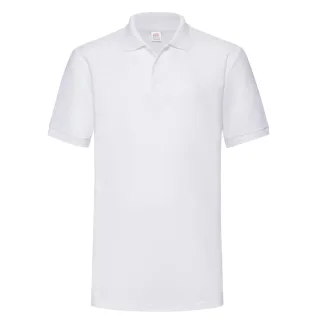 Fruit of the Loom - Poloshirt Schwere Qualität für Herren (Weiß)