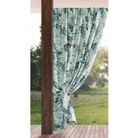 Eurofirany Outdoorvorhang GARDEN, wasserdichter Terrassenvorhang (1 St), Stangendurchzug, Lichtschutz, Polyester, für Pavillon, Pergola & Balkon, wetterfest, UV-Schutz