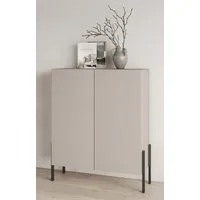 OTTO home Kommode Jukon, Breite 110 cm, moderne grifflose Hochschrank, 2Türen, Highboard mit viel Stauraum, push-to-open-Funktion