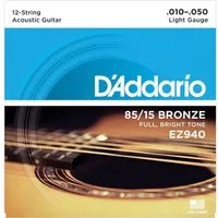 Daddario Saiten, EZ940 10-50 12-string 85/15 American Bronze Light -