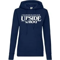 Youth Designz Kapuzenpullover Upside Down Stranger Damen Hoodie Pullover mit lustigem Spruch