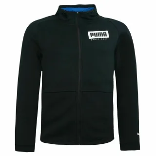 Puma Graphic Logo Long Sleeve Reißverschluss UP Black Herren Track Jacke 853567 01