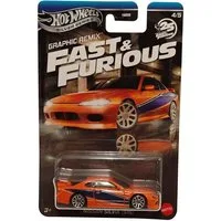 Hot Wheels Spielzeug-Auto Hot Wheels Silver Series - Fast & Furious - Nissan Silver (S15), Actio
