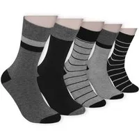 Die Sockenbude Basicsocken MONOCHROM (Bund, 10-Paar, grau schwarz) gekettelte Fußspitze
