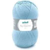 Gründl Wolle 400g Big Mamma uni Großknäuel Strickgarn Häkelgarn Häkelwolle, 1040,00 m (Wolle zum Stricken und Häkeln, pflegeleicht, waschbar, schnell trocknend, wollartiger Charakter), Wolle ohne Schurwolle