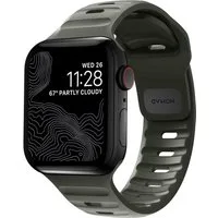 Nomad Smartwatch-Armband Nomad Sport Armband FKM für Apple Watch, 38/40/41/42 mm - Ash Green