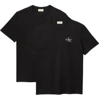 Calvin Klein Jeans T-Shirt CLASSIC MICRO MONOLOGO 2PK (Set, 2-tlg) Regular fit mit Rundhalsausschnitt