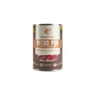 Wildfang Nassfutter Pferd pur - BARF Qualität 6x400 g
