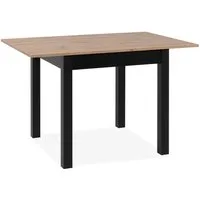 Finori Esstisch in Artisan Eiche. Abmessungen (BxHxT) 80x76,5x80 cm