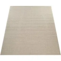 KADIMA DESIGN Outdoorteppich Natur Balkon, Terrasse schmutzabweisend Outdoor Teppich, Rechteckig, Höhe: 4 mm, 100% Polypropylen,60x100, Beige