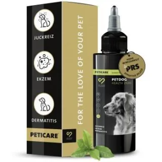 Peticare Spezial-Mittel für Hunde bei Sommerekzem Dermatitis Ekzem 50 ml