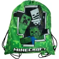 Minecraft Kinderrucksack Minecraft Creeper Sporttasche Turnbeutel 37 cm (1-tlg)