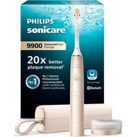 Philips Sonicare Elektrische Zahnbürste Diamond Clean Prestige HX9992, Aufsteckbürsten: 1 St., mit Schalltechnologie, SenseIQ-Technologie, KI gesteuerte Sonicare App