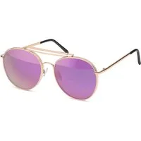 styleBREAKER Sonnenbrille Piloten Sonnenbrille mit dickem Metallrahmen (1-St)
