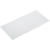 DURABLE Prospekthülle DURABLE 214219 Dokumentenhülle Dreiteilig 210x105mm - 10er Pack