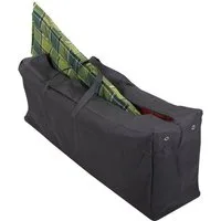 colourliving Gartenmöbel-Schutzhülle Schutzhülle für 4 Gartenmöbelauflagen Aufbewahrungstasche für Auflagen, robustes 420D Polyester anthrazit