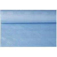 PAPSTAR Tischdecke Papiertischtuch mit Damastprägung 8 m x 1,2 m hellblau