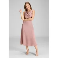 SWING Cocktailkleid Taillierter Schnitt mit fließendem Rockteil