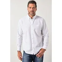 JP1880 Businesshemd Seersucker-Hemd Langarm Buttondown-Kragen