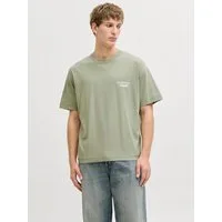 Jack & Jones Rundhalsshirt JORNORREBRO TYPO TEE SS CREW NECK NOOS Baumwolle, relaxed fit