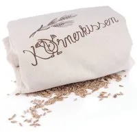 Betz Dinkelkörnerkissen Körnerkissen Wärmekissen Nackenkissen Farbe: Beige Größe: 20 x 50 cm, Füllung: ca. 850 Gramm Getreide, Bezug: mit Bezug, Rückenschläfer, Seitenschläfer, Bauchschläfer, Set, kein Set, Getreidekörner