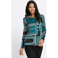 Sieh an! T-Shirt Langarm-Shirt Langarm
