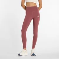New Balance Lauftights Sleek High Rise Legging 25" für Laufen, mit hohem Bund