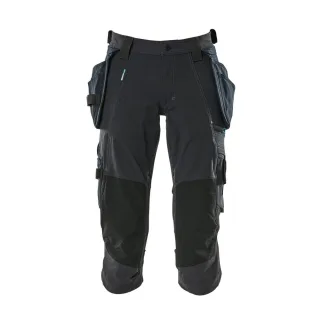 MASCOT Dreiviertel-Hose mit Hängetaschen ADVANCED Schwarzblau 47 - 17049-311-010-C47