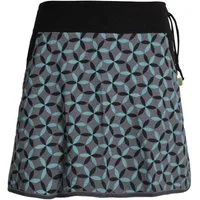 Vishes Minirock Rock 70er Jahre Retro Facetten Blumen-Druck Cacheur, Ethno, Hippie, Boho Style