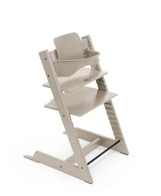 Stokke Hochstuhl Tripp Trapp® Cashmere Grey inkl. Baby Set²