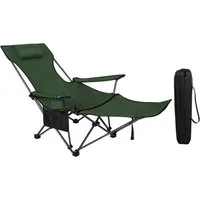 Woltu Campingstuhl (1 St), klappbar für Outdoor mit Armlehnen Getränkehalter