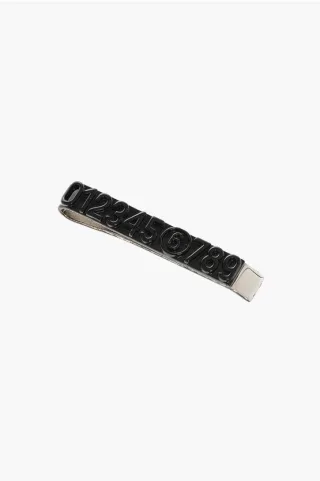 MM6 Krawattennadel aus Messing in Schwarz