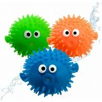 FOUORTUNATE-BEE Wasserball 3er Set Wasserball Spielzeug Fischform Wiederverwendbar Kinder (3-St), Wasserspielzeug für Pool Badewanne Schwimmbad Kinder ab 3J