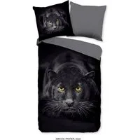 PURE luxury collection Bettwäsche PANTER Bettwäsche-Set Bettbezug & Kissenbezüge, Renforcé, 2 teilig, tiere