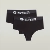 G-STAR Panty FADEN, BOY SHORTS (Packung, 2-St) mit Logobund