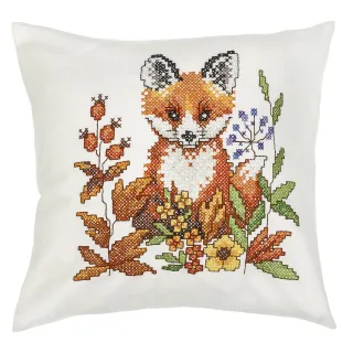 Stickkissen "Kleiner Fuchs"