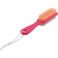 axentia Fußbürste Fußbürste Candy, Fußbürste für die Dusche, Kunststoff, pink, 1-tlg.