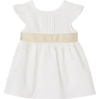 vertbaudet Minikleid Mädchen Baby Festkleid mit Schleife hinten