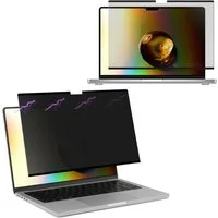 kwmobile Schutz-Set Folie für Apple Macbook Air 15 M4 2025 A3241, Sichtschutzfolie - Blickschutzfolie Privacy Screen - Anti Spy Folie