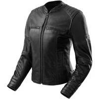 Rebelhorn Motorradjacke Hunter 2 Damen Motorrad Lederjacke Rückenprotektor enthalten,Verbindungsreißverschluss,Ellenbogenpro
