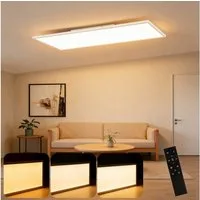 ZMH LED Panel Flach Deckenleuchte Wohnzimmer Modern Büro Küche Schlafzimmer, Tageslichtweiß, 80x30cm, 39W