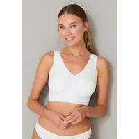 Schiesser Bustier Invisible Soft Microfaser, Lasercut-Abschlüsse, V-Ausschnitt