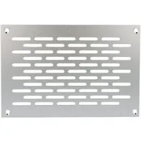 MS Beschläge Lüftungsgitter Aluminium Lüftungsblech Lochblech 100mm Breite