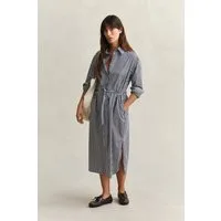 Gant Hemdblusenkleid CLASSIC POPLIN STRIPE mit Streifen, Taillengürtel, regular fit