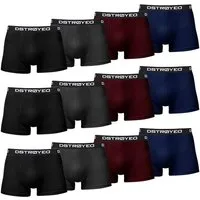 DSTROYED Boxershorts Herren Männer Unterhosen Baumwolle Premium Qualität perfekte Passform (Spar-Pack, 12er Pack) S - 7XL