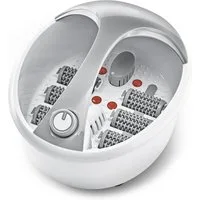 TZS FIRST AUSTRIA Fußmassagegerät mit Massagefunktion, 450W, bis 45°C, 6 Massagewalzen, Fußbad mit Infrarot- und Heizfunktion, Griff, Aromabox