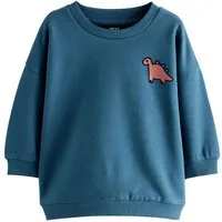 Next Sweater Sweatshirt mit Rundhalsausschnitt und Print (1-tlg)