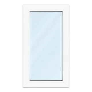 Fenster 50 x 90 cm, PVC, Ideal 4000, Weiß, 500 x 900 mm, festverglast, individuell konfigurieren