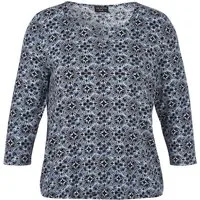 VIA APPIA DUE Print-Shirt (1-tlg) Große Größen