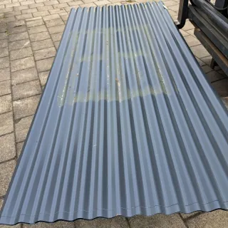 Wellblech 76/18 | Dach | 2,50 m Länge | Anthrazitgrau ( RAL 7016 )